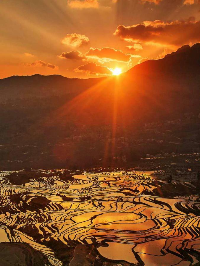 Green Hostel&Sunny Guesthouse Yuanyang  Buitenkant foto
